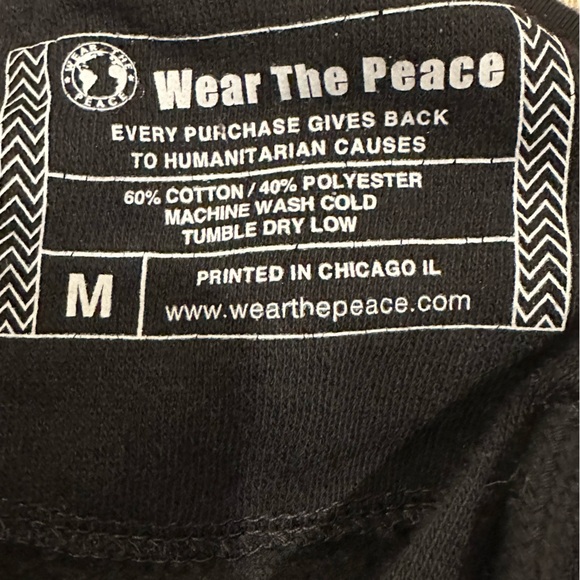 Wear The Peace “Human”Embroidered Hoodie | We Are All Human | Size: Medium - Picture 8 of 11